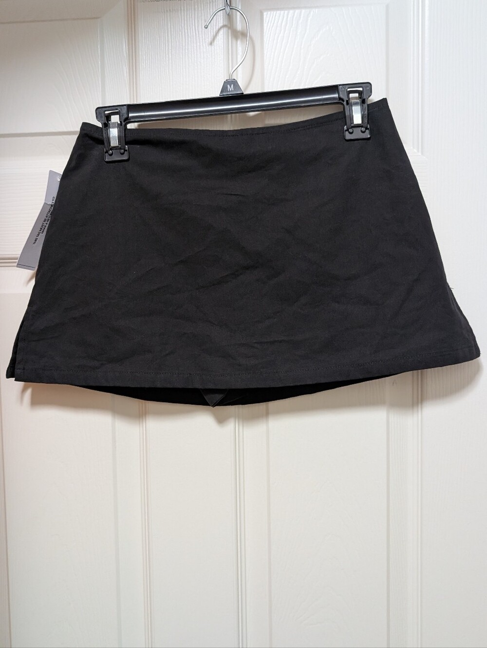 NWT Princess Polly Gigi Skort Skirt Black Petite Size 4